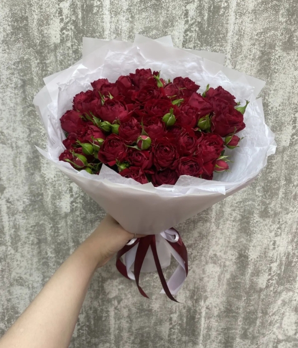 Букет из 11 кустовых роз  #4649