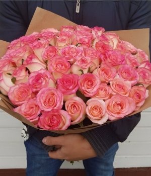 Букет из 51 розы Джумилия (60 см) #1951