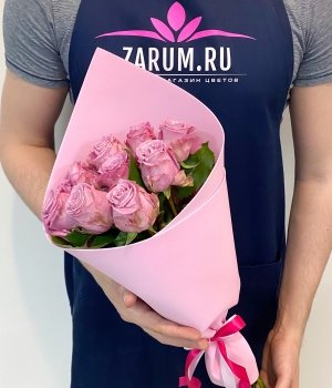 Букет из 9 роз Маритим (50 см) #2020