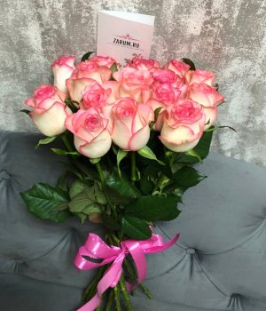 Букет из 15 роз Джумилия (50 см ) #3265