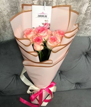 Букет из 5 роз Джумилия (50 см ) #3100