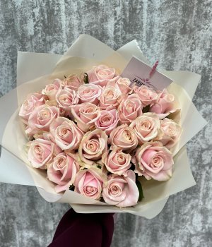 Букет из 19  роз Свит Аваланж  (40 см ) #2072