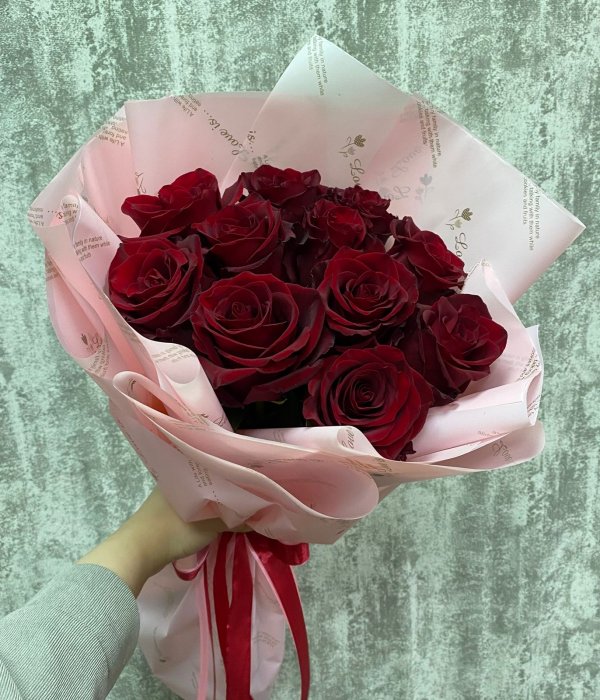 Букет из 11 красных роз Эксплорер #4445