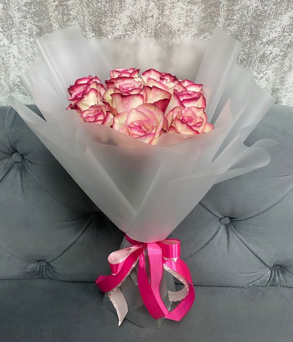 Букет из 11 роз Палома (45 см) #3751