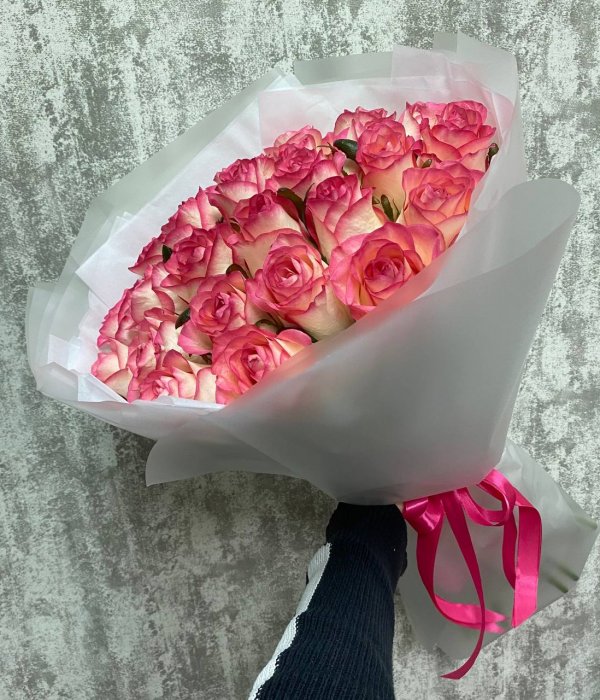 Букет из 25 роз Джумилия  (55 см) #4163