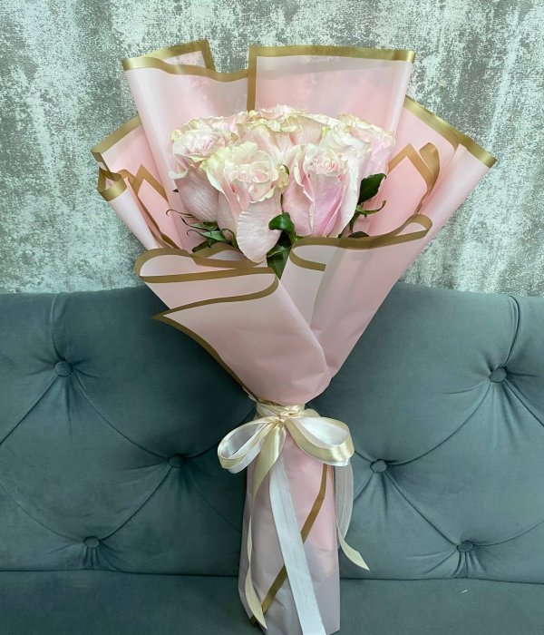 Букет из 11 роз Пинк Мондиаль #4572